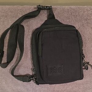 BEIS Charcoal Belt Bag for Men Or Women